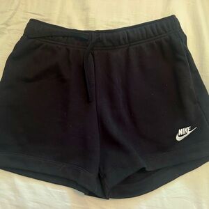 Black nike sweat shorts, size Medium
